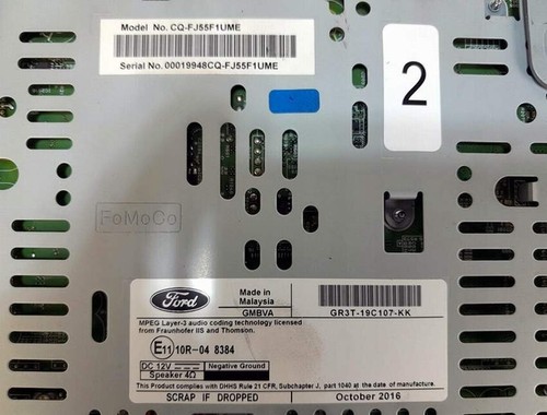 Original Radio Tuner FM DAB GR3T-19C107-KK Ford Mustang Mk VI unter Navi SYNC3 - Bild 9 von 11