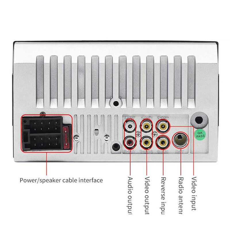 Reproductor de MP5 estéreo para automóvil pantalla de radio FM AUX USB 2.0 manos libres audio multimidia MP5 Foto 4 de 4