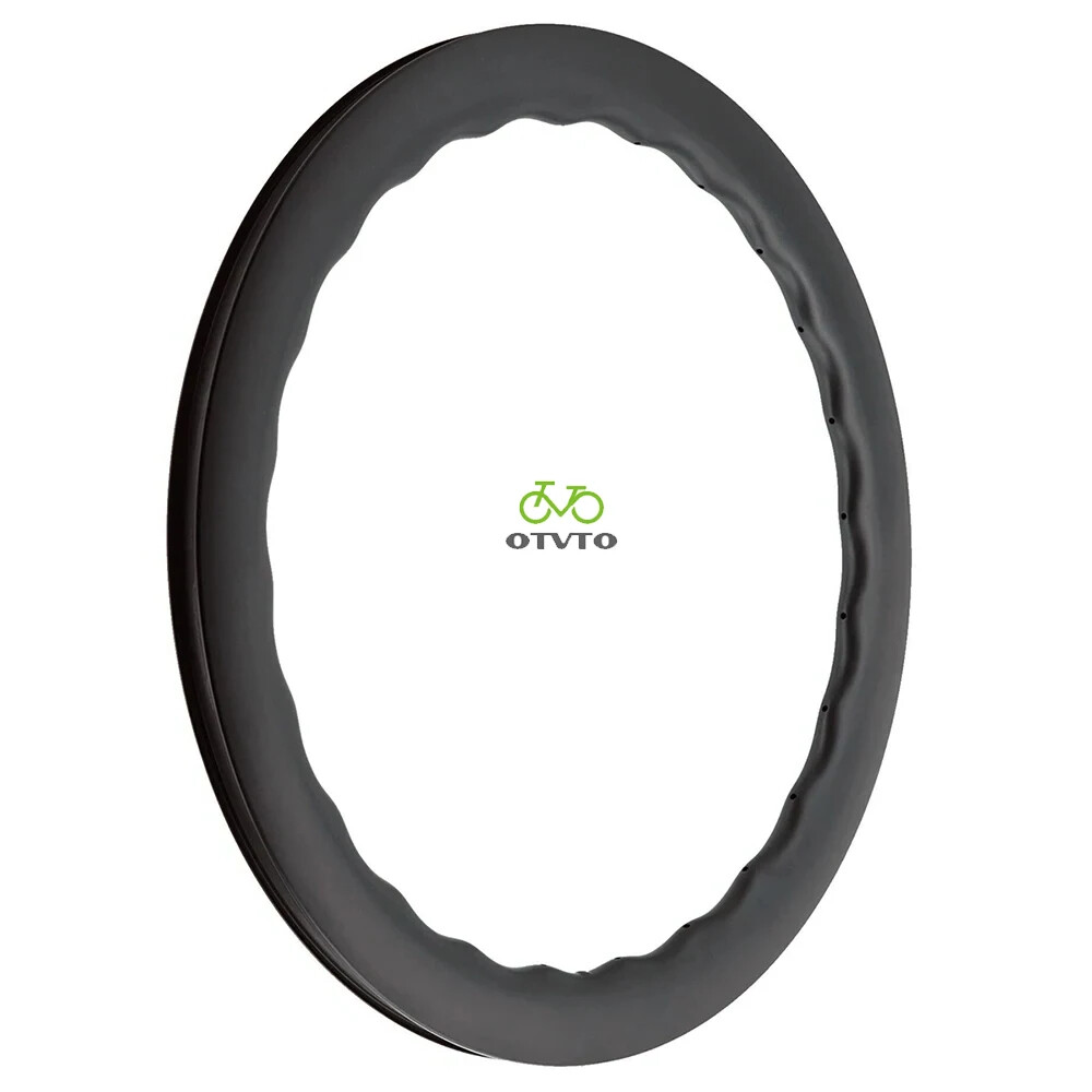 Cerchio Onda in Carbonio 700c per Bici da Strada foto 3