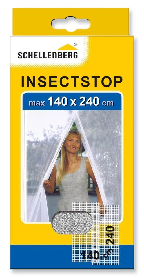 Schellenberg Fliegengitter für Türen Insektenschutz 140x240cm NEU
