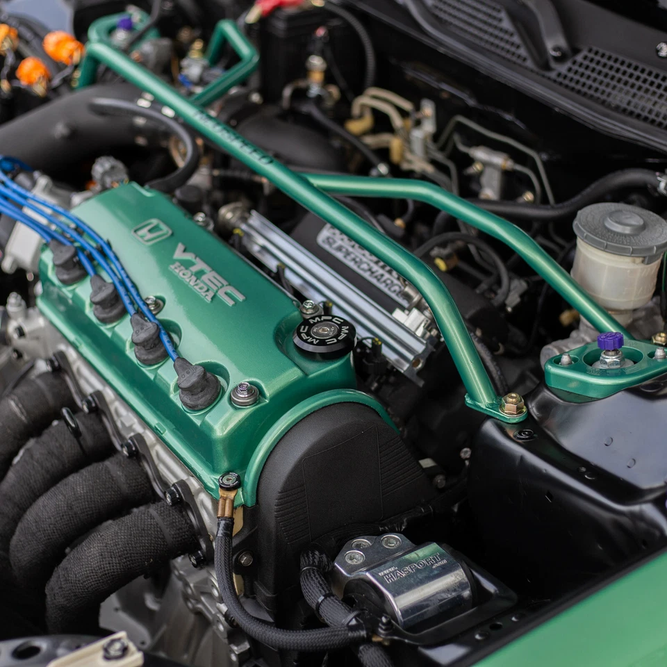 Tapa de aceite MPC Motorsport Honda Civic Acura Integra D15b B16a K20a K24 [plateada] Foto 3 de 3