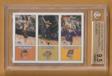 Mike Dunleavy Nene Hilario Beckett 9.5 2002-03 Fleer Tradition Rookie Card. rookie card picture