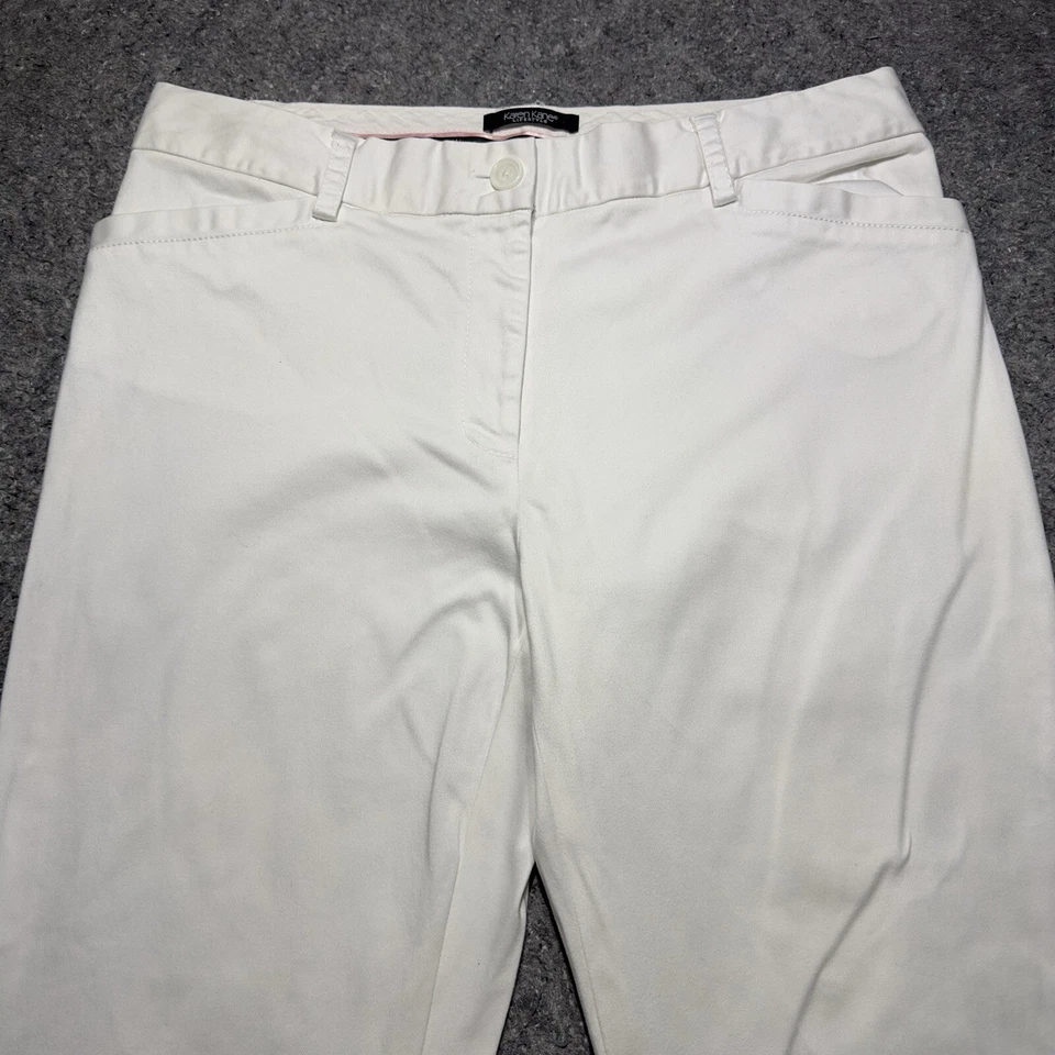 Karen Kane Wide Leg Career Dress Pants Women's Sz 14 White - Image 2 of 4