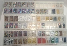 Jewelry Supplies Beeds Charms Pins Lot Craft Mates Storage 4pds 8oz