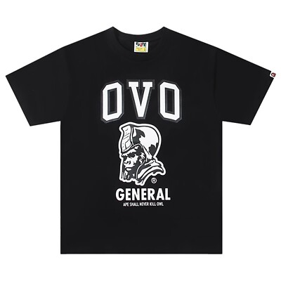 BAPE x OVO General T-shirt Black | A Bathing Ape | eBay