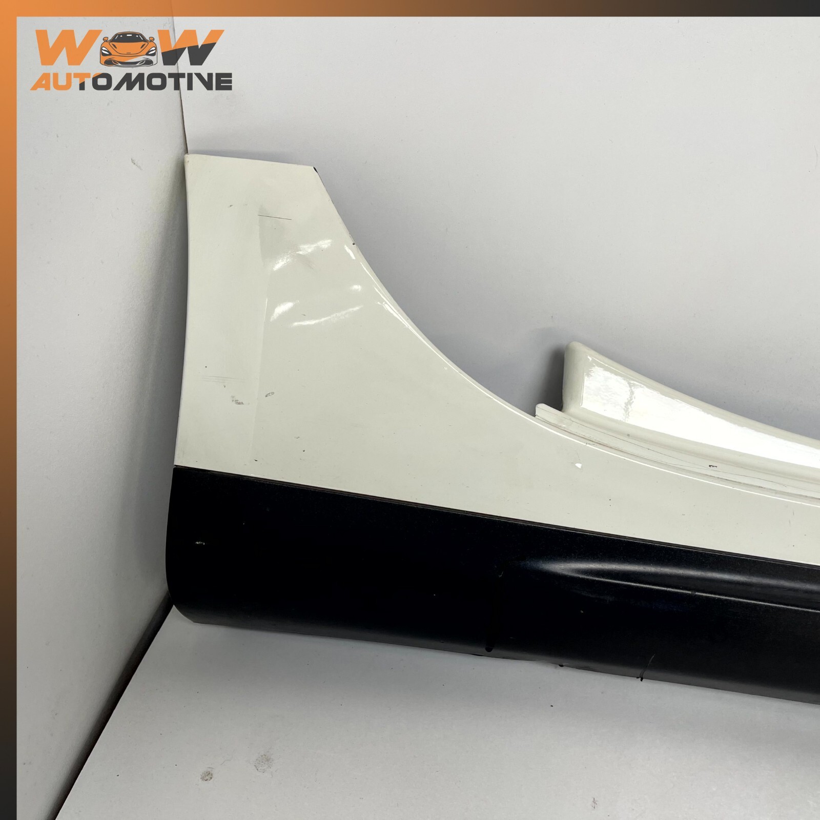 14-20 MASERATI GHIBLI RIGHT PASSENGER SIDE SKIRT ROCKER PANEL MOLDING WHITE OEM