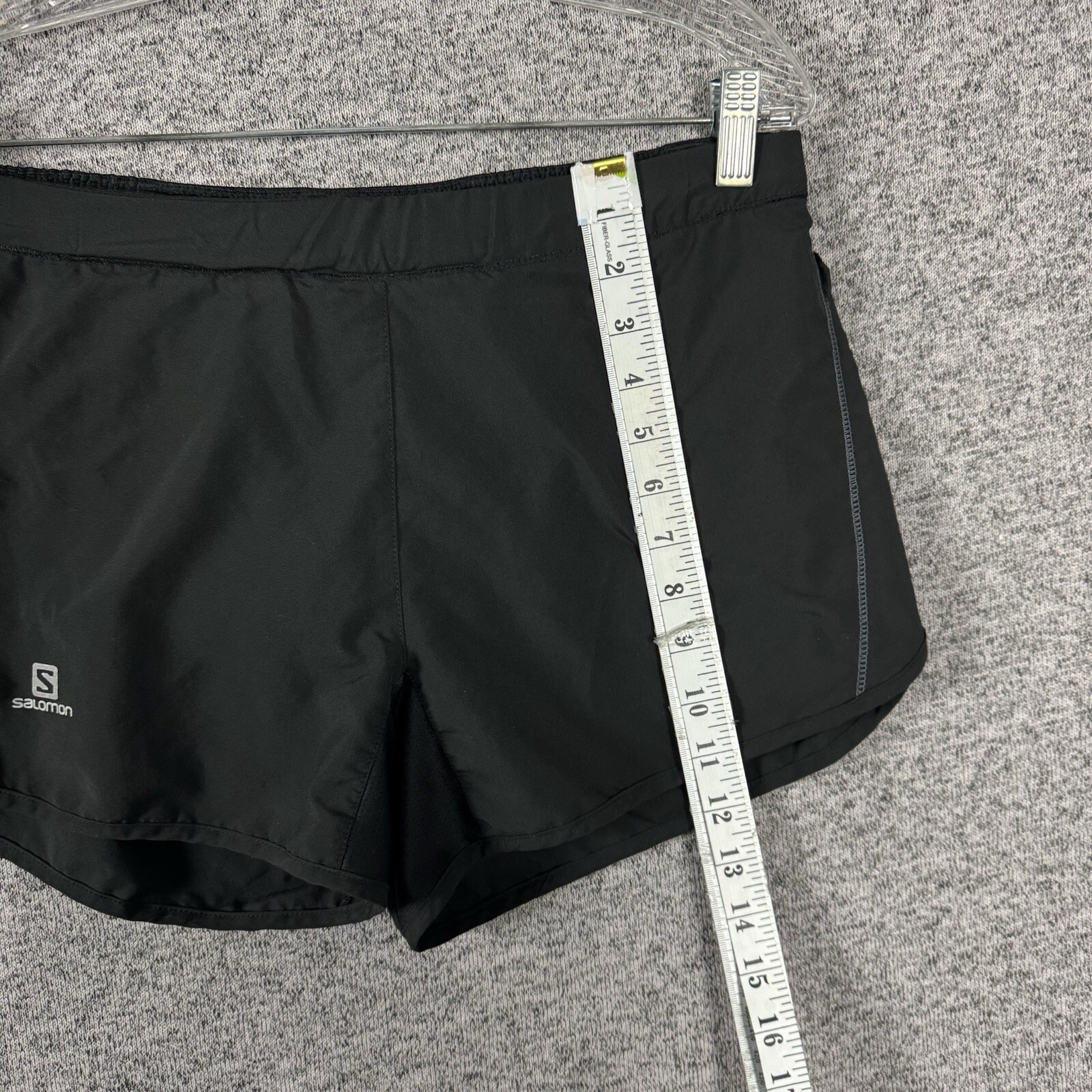 Salomon Women's Size Medium Solid Black Polyester… - image 9