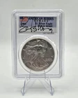 2005 $1 Silver Eagle PCGS MS69 American Heroes Series Lance Armstrong Signature