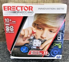Erector By Meccano Engineering & Robotics Innovation Sets. QUICK BUILDS 19604