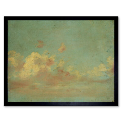John Constable Wolkenstudie C1821 Gerahmter Druck 30x40 cm