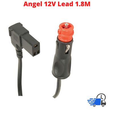 Engel Fridge Power Lead Cable Merits/Cigarette Lighter Plug 12V 1.8M Right  Angle