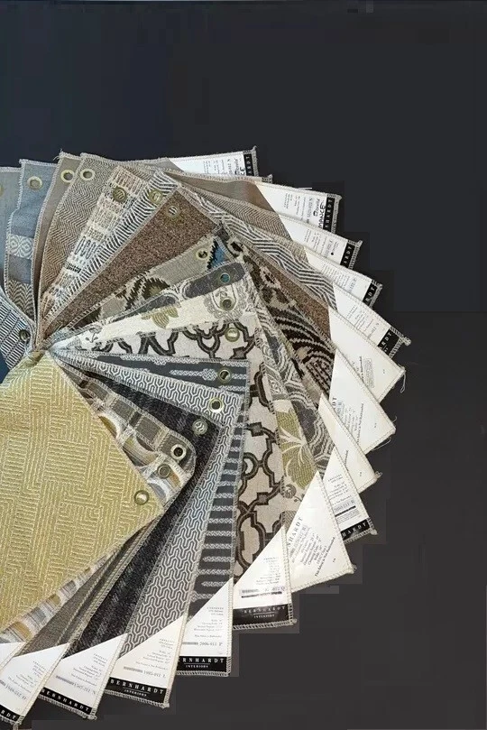 LOT 20 BERNHARDT Polyester Rug FURNITURE Textile 17 x 12" Railroaded Brown Swatc - Image 4 of 4