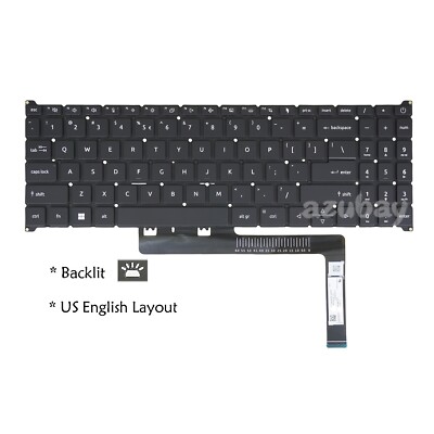 US UI Keyboard for Acer Travelmate P215-54 P216-51 P216-51G P216