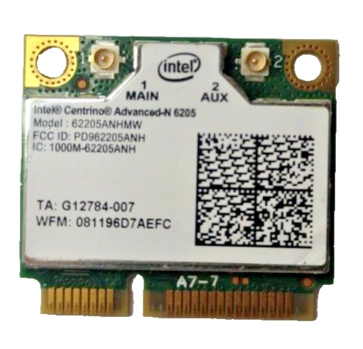 Lenovo ThinkPad W530 T430 X230 T530 X120E WLAN Karte Wifi Card Wireless 6205