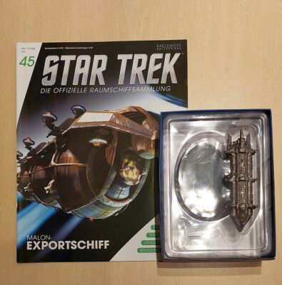 Star Trek Eaglemoss Sammelmodell Nr.45 Malon Exportschiff