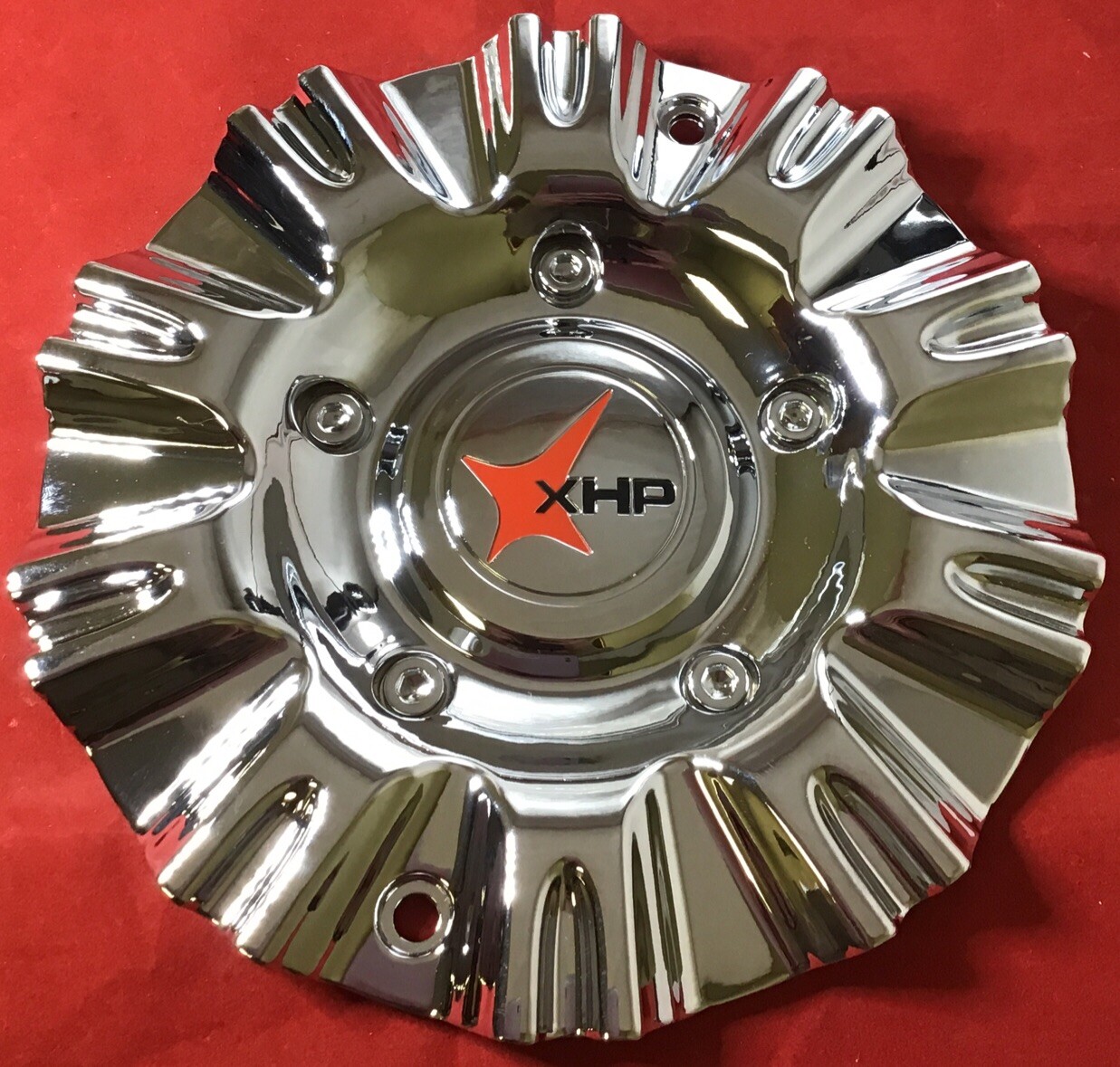 TWO XHP S31-DUECE-CAP LG0906-05 XHP Wheels Center Cap CHROME CUSTOM 8871-72