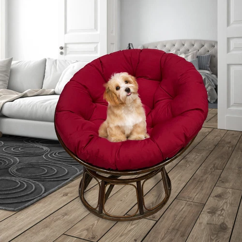 Papasan Chair Cushion Waterproof Oxford Cloth Circle Stuffed Egg Chair Cushions - Picture 85 of 111