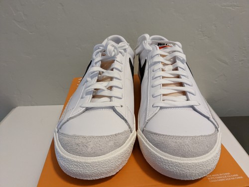 Nike Blazer Low '77 Vintage White Black Sail DA6364 101 Men's Shoe Size 12 - Picture 2 of 9