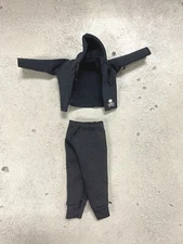NOX-FST: 1/12 fabric hoodie & sweatpants for SHF or Figma 6" slim action figure