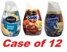 Snuggle Renuzit Limited Edition Gel Air Freshener Deodorizer Pumpkin Vanilla 12X