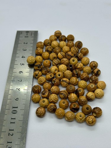 Beads - Olive Wood Holyland Round Beads- Rosaries Bracelets Gift - Various Sizes - Picture 22 of 60