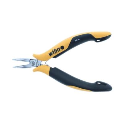 Wiha Tools 32744 ESD Safe 4.75 Inch Chain Bent Nose Pliers