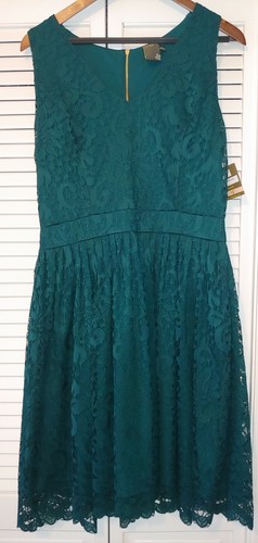 NWT Taylor Dresses Emerald Green Lace 