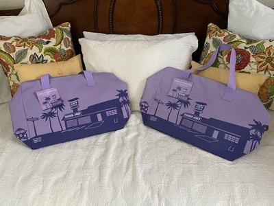 Trader Joe's Insulated Tote Freezer Cooler Bag Market Shopper XL Purple Lavender