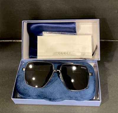 Gucci Sunglasses 1992 58 15 140 Brown- Black NWB And COA  display picture 2