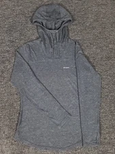 Columbia Hoodie Womens Medium Gray Lightweight Omni-Wick Cowl Neck Pullover