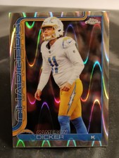2025 Topps Chrome ✨RayWave Refractor✨#162 Cameron Dicker - Los Angeles Chargers 