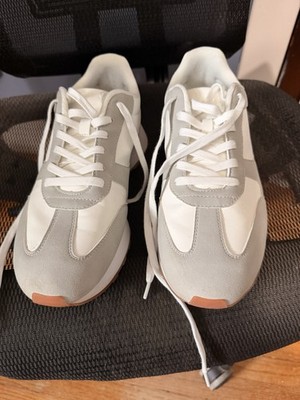 Perry Ellis Stride Sneakers In Gray And White Men display picture 1