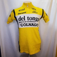 Vintage 80%Wool Del Tongo Colnago Italian Cycling Jersey Size M