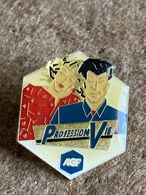 Pin's Versicherung AGF Beruf Leben signiert La Cadotière