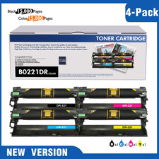 4PK DR-221 DR221 Drum Unit for Brother DR221CL MFC9140CDN HL3140CDW MFC9330CDW