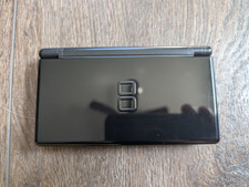 Nintendo DS Lite Handheld Gloss Black w/ stylus + slot cover - FULLY TESTED