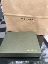 NEW Authentic Longchamp Original Rare Gift His With Wrapping Logo Papers & Cards