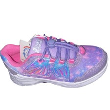 Skechers Girls Size 2 - S Lights/Dream Racer/Wing Brites - 303071L/LVPK - NEW
