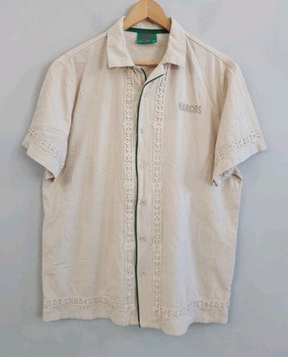 Narcos Shoe Palace Netflix Button Shirt Bandits Short Sleeve Men's Size Large