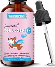 Premium Collagen for Dogs   Liquid Collagen for Dogs with Hyaluronic Acid - 4 oz