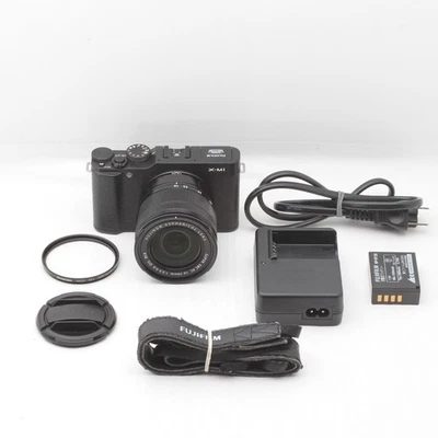 【NEUF】Appareil photo numérique Fujifilm X-M1 X Series Fuji noir avec 16-50 mm... - Photo 1/4
