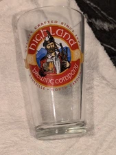 AVL HIGHLAND BREWING COMPANY ASHEVILLE Stong NC  PINT Craft BEER GLASS 