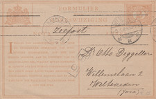 adreswijziging geuz 5 naar WELTEVREDEN Java 1924 per Zeepost