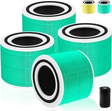 4 Pack 240 HEAP Air Purifier Replacement Filter Compatible with Puroair 240 Air
