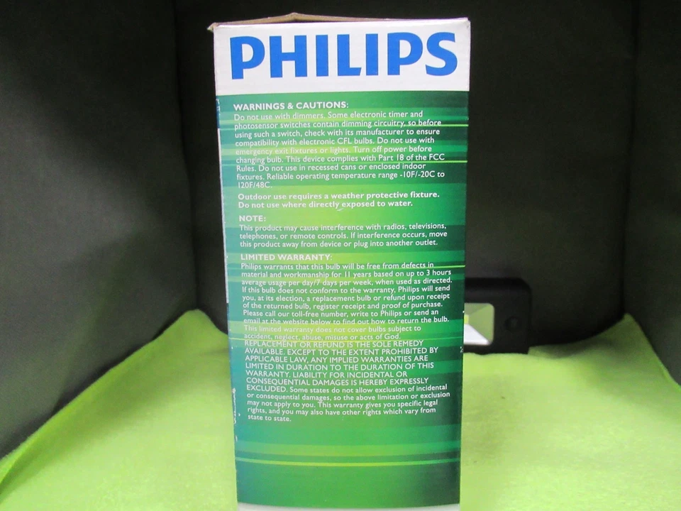 Philips Energy Saver Twister Fluorescent Bulb 42W 2800 Lumens Warm White - Image 2 of 4