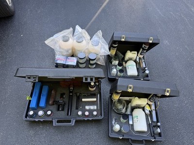 Sirchie CSI Crime Scene Investigation Kits MFE1000 + (2) 639C Forensic Lot