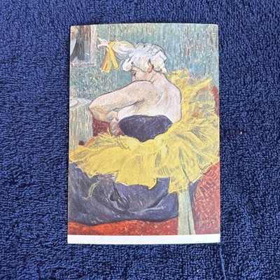 Postcard. Henri de Toulouse-Lautrec: The Clowese - The Louvre Paris