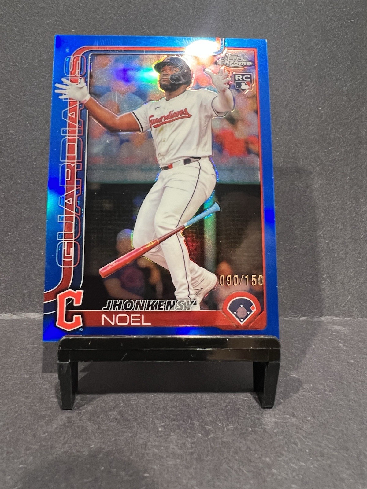 2025 Topps Chrome Jhonkensy Noel Blue /150 #291 Cleveland Guardians Rookie Rc