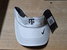 Nike Dri-Fit Sun Visor Hat Unisex Adjustable White Golf Golfing 429466-100 New