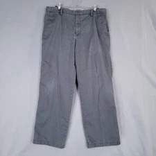 Dockers D3 Pure Khaki Men's Chino Pants Mid Rise Straight Gray Size 36 x 30